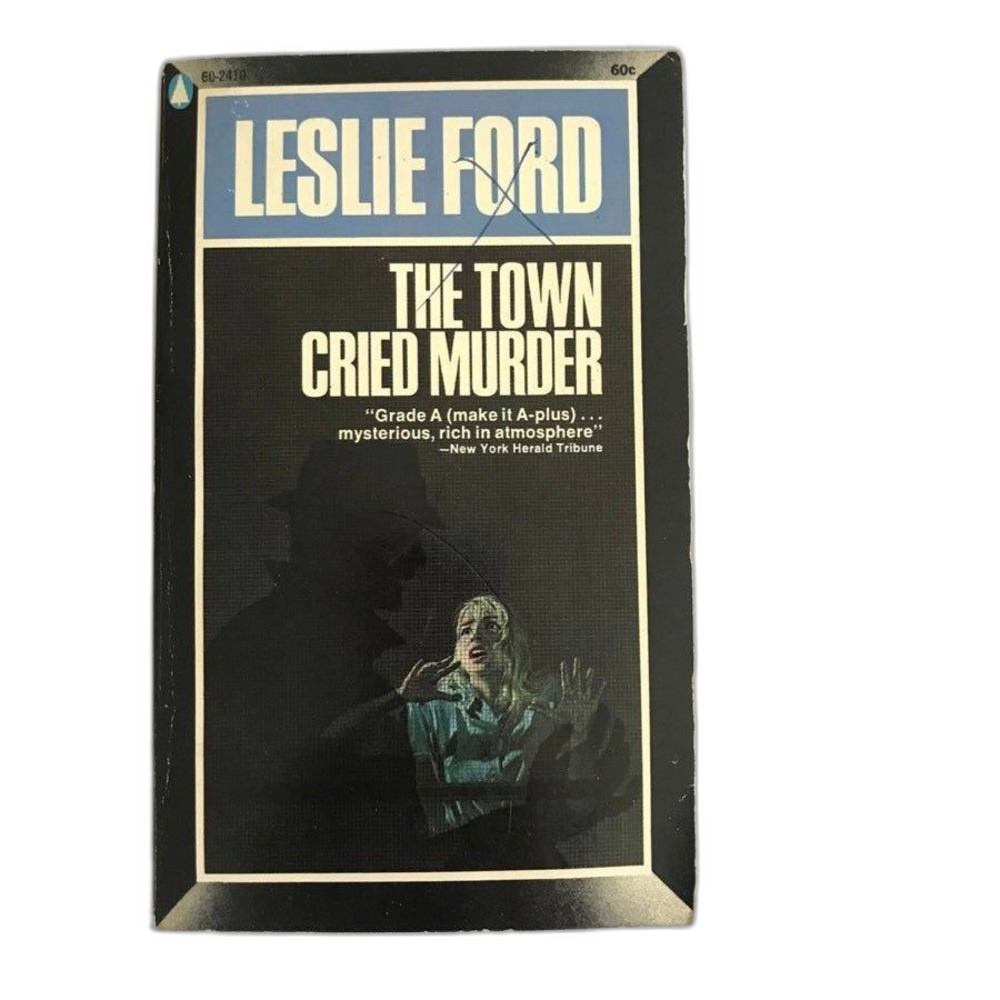 The Town Cried Murder by Leslie Ford PB Paperback Vintage Mystery Love